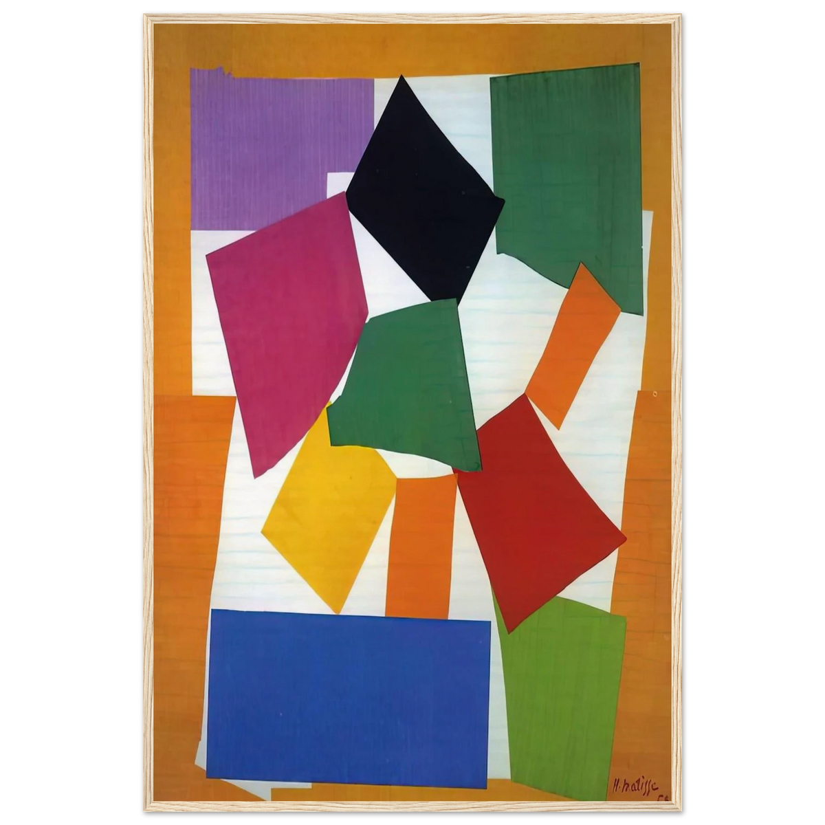 THE SNAIL 1953 Framed Poster | Henri Matisse Framed Prints Wall Art | Henri Matisse Print