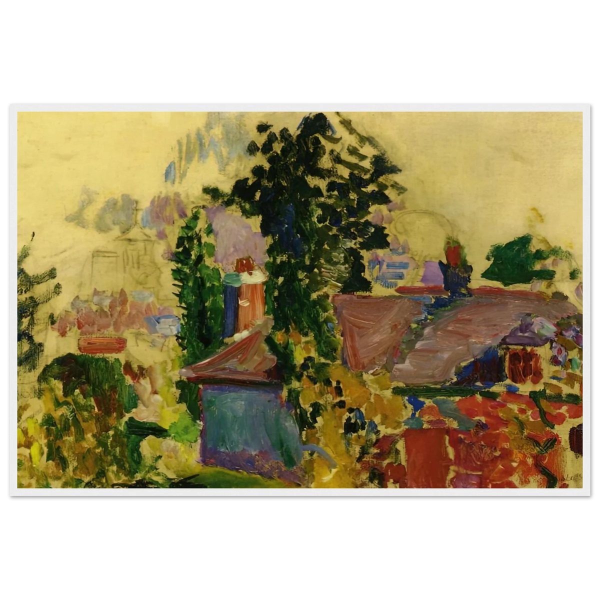 LANDSCAPE 1904 Framed Poster | Henri Matisse Framed Prints Wall Art | Henri Matisse Print