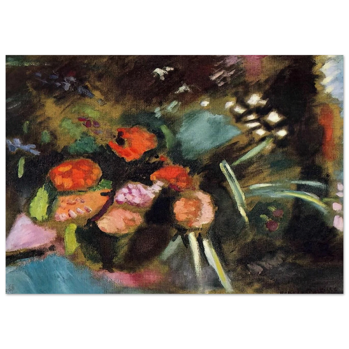 FLOWERS 1906 Poster | Henri Matisse Poster | Henri Matisse Print
