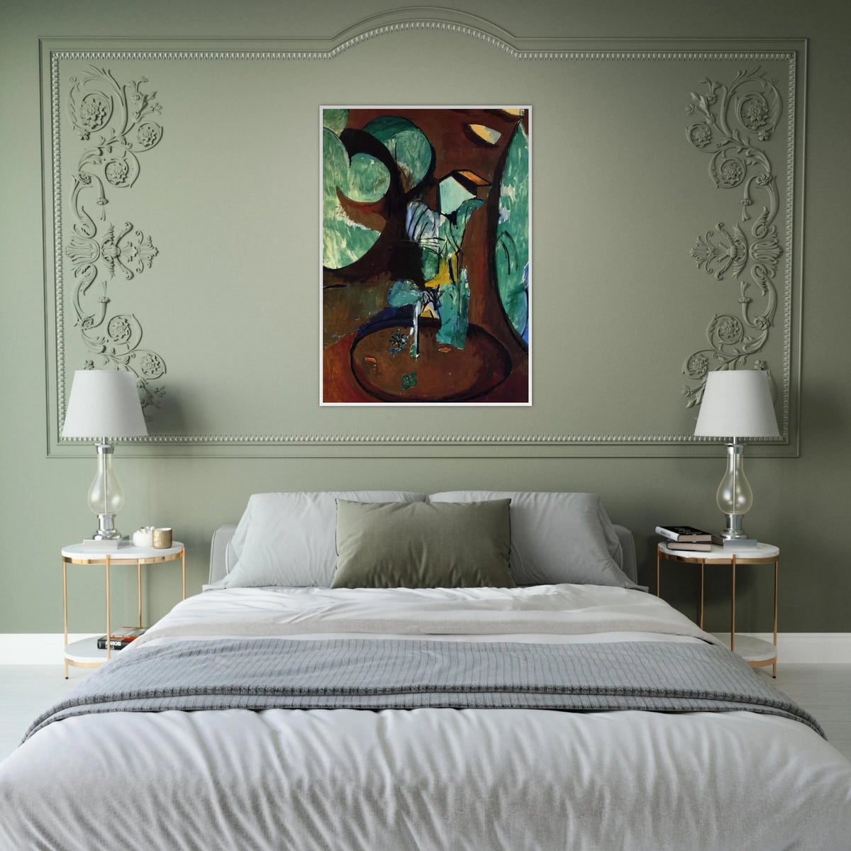 GARDEN AT ISSY Framed Poster | Henri Matisse Framed Prints Wall Art | Henri Matisse Print