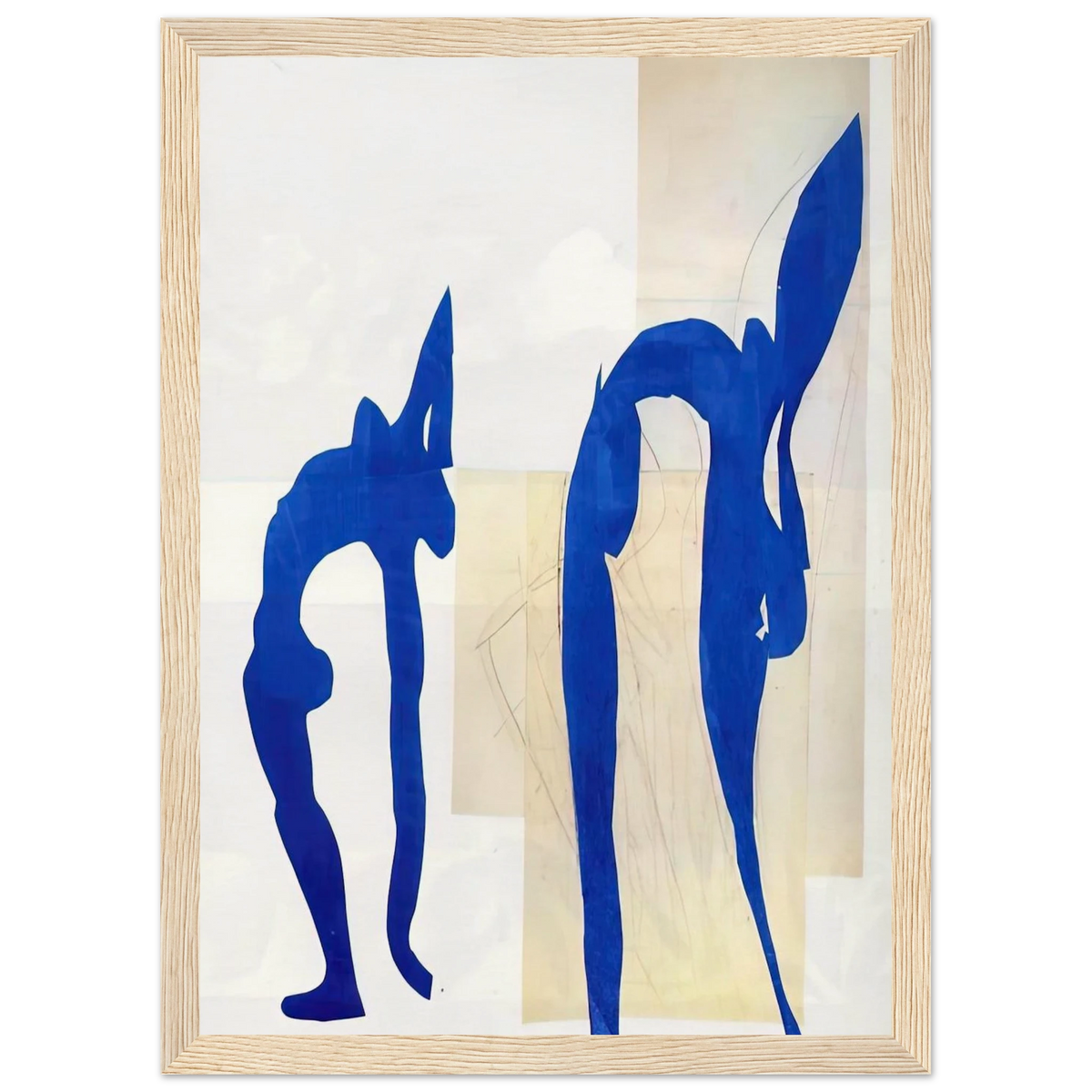 BLUE NUDES Framed Poster | Henri Matisse Framed Prints Wall Art | Henri Matisse Print