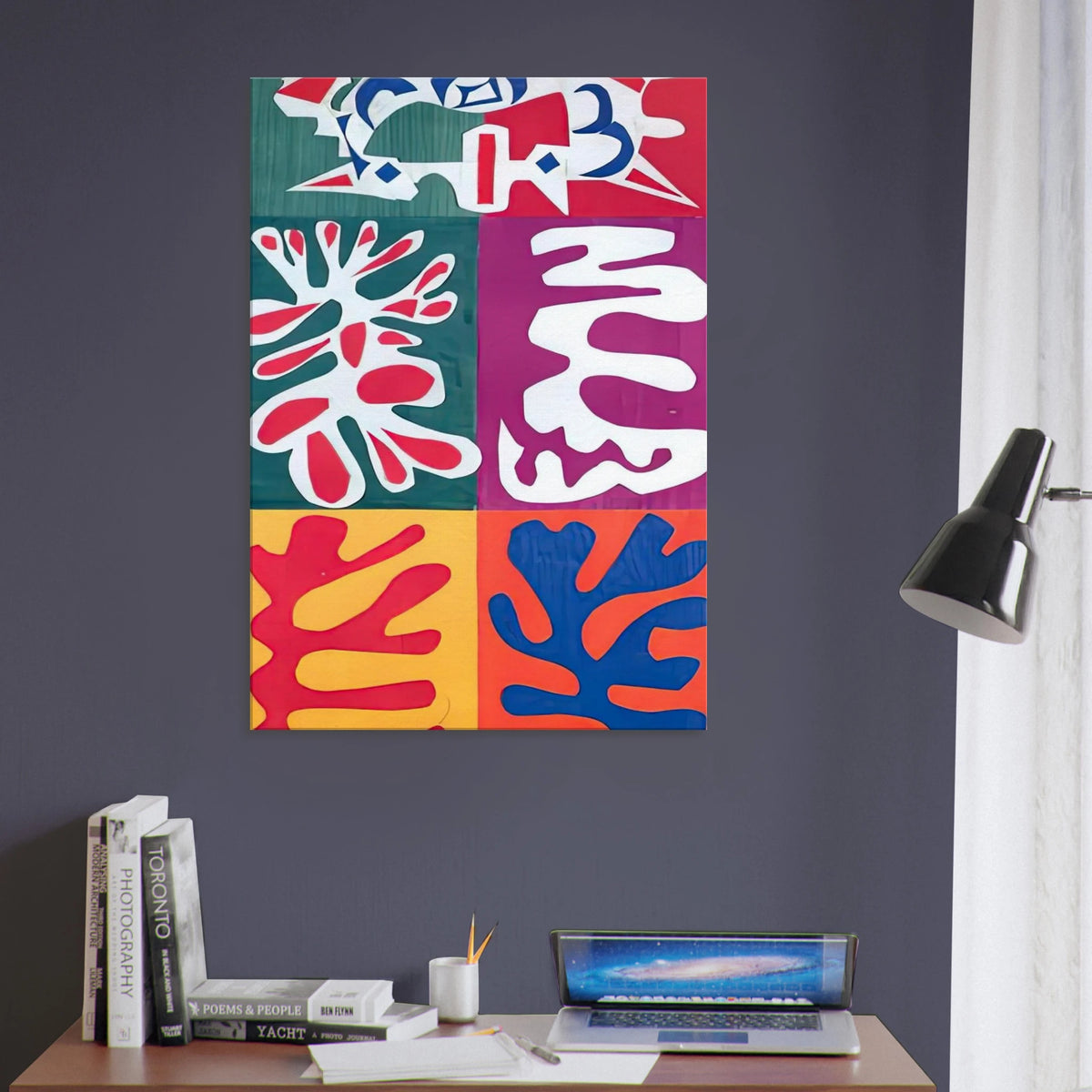 PANEL WITH MASK 1947 Canvas | Henri Matisse Canvas | Henri Matisse Print
