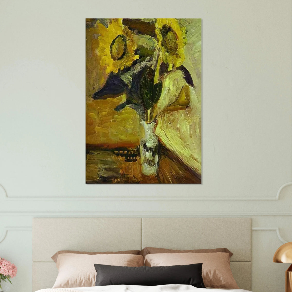 VASE OF SUNFLOWERS 1898 Canvas | Henri Matisse Canvas | Henri Matisse Print