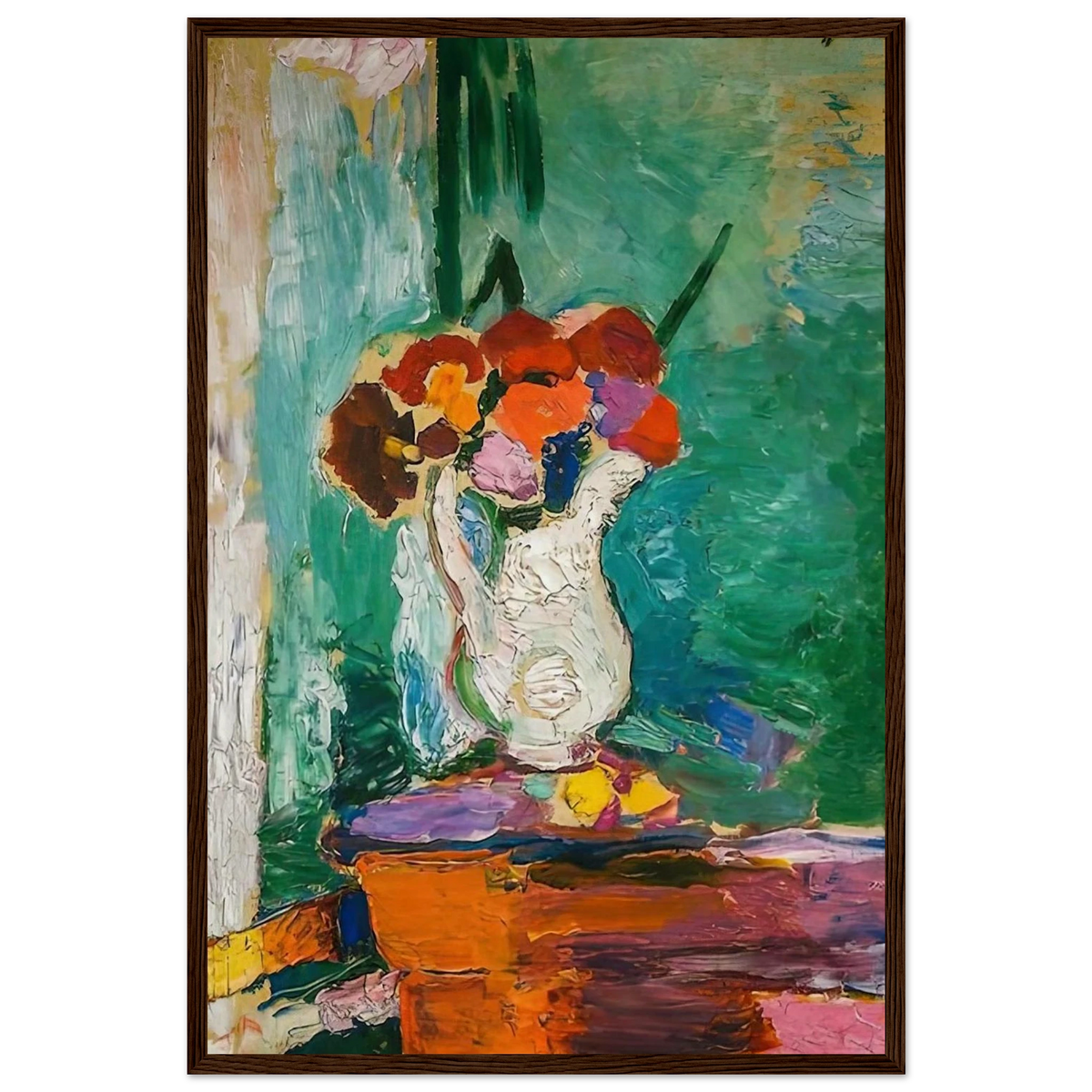 FLOWERS 1907 Framed Poster | Henri Matisse Framed Prints Wall Art | Henri Matisse Print