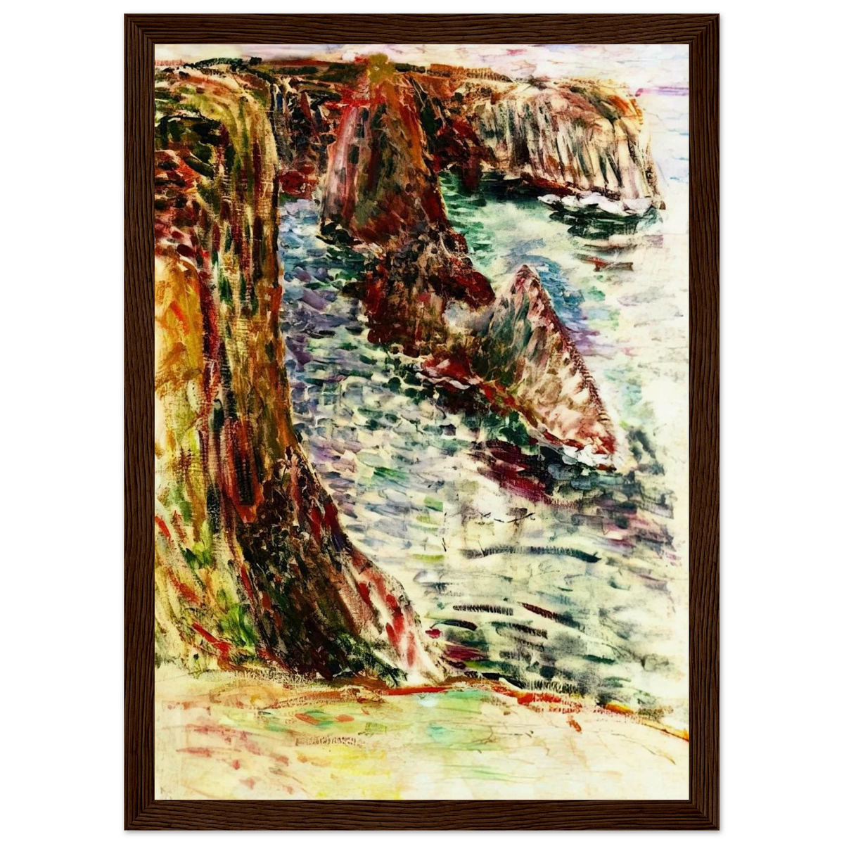 BELLE ILE EN MER 1897 Framed Poster | Henri Matisse Framed Prints Wall Art | Henri Matisse Print