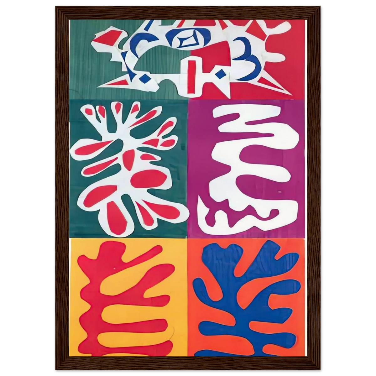 PANEL WITH MASK 1947 Framed Poster | Henri Matisse Framed Prints Wall Art | Henri Matisse Print