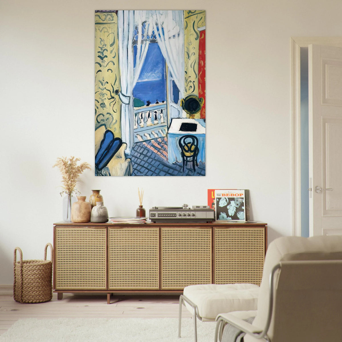 INTERIOR WITH A VIOLIN CASE 1919 Poster | Henri Matisse Poster | Henri Matisse Print