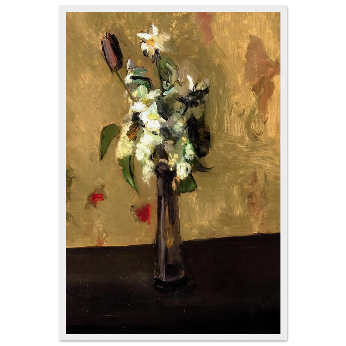 BOUQUET OF FLOWERS IN A CRYSTAL VASE 1902 Framed Poster | Henri Matisse Framed Prints Wall Art | Henri Matisse Print