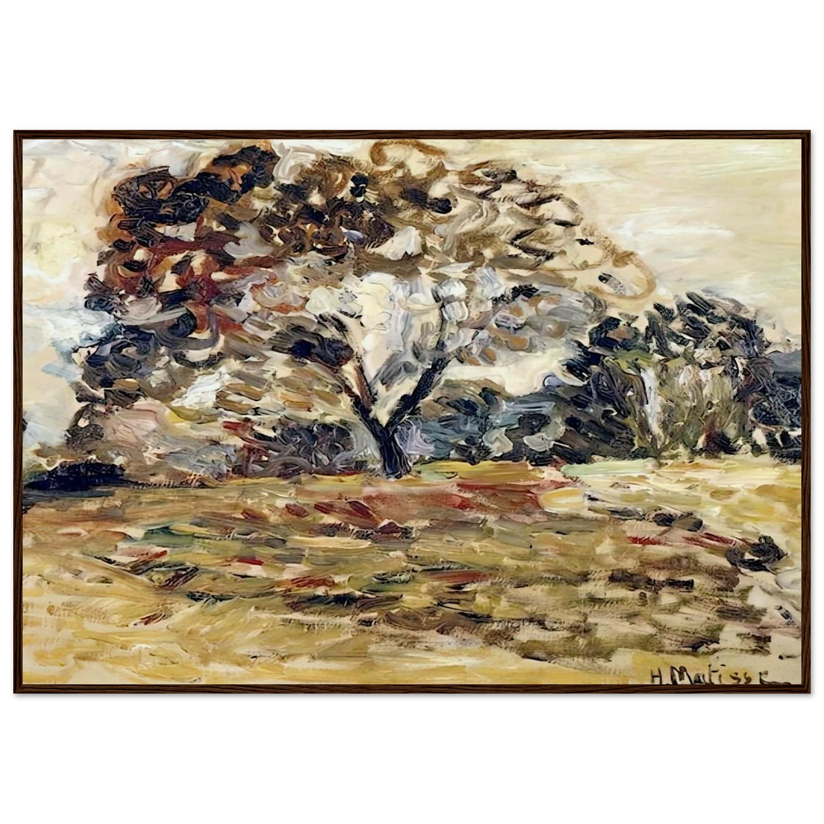 LANDSCAPE OF CORSICA 1898 Framed Poster | Henri Matisse Framed Prints Wall Art | Henri Matisse Print