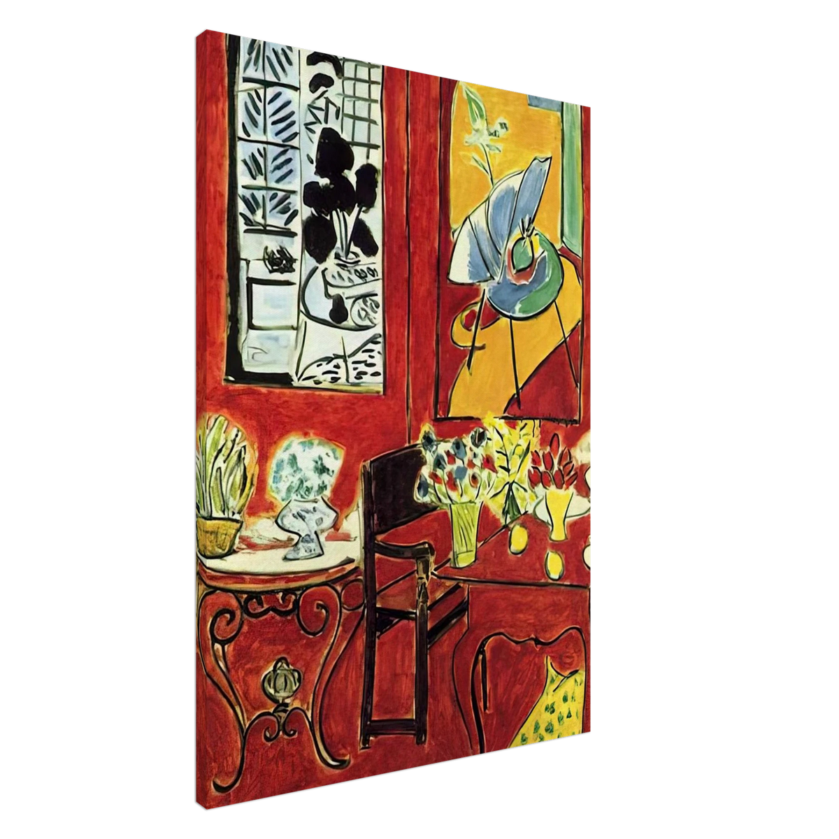 LARGE RED INTERIOR 1948 Canvas | Henri Matisse Canvas | Henri Matisse Print