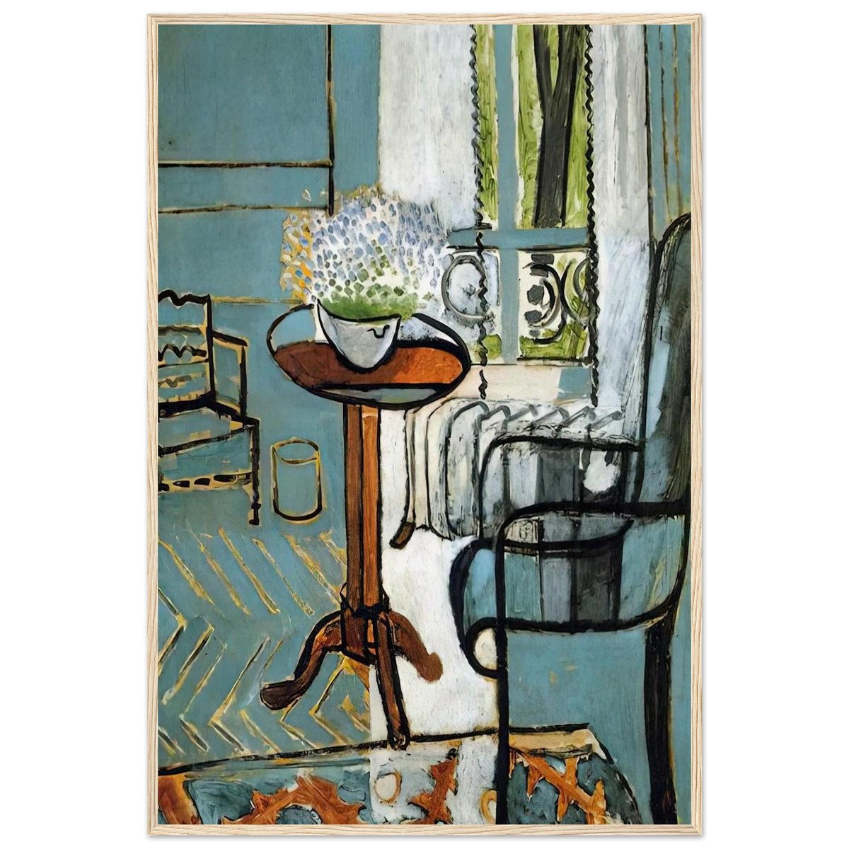 THE WINDOW 1916 Framed Poster | Henri Matisse Framed Prints Wall Art | Henri Matisse Print