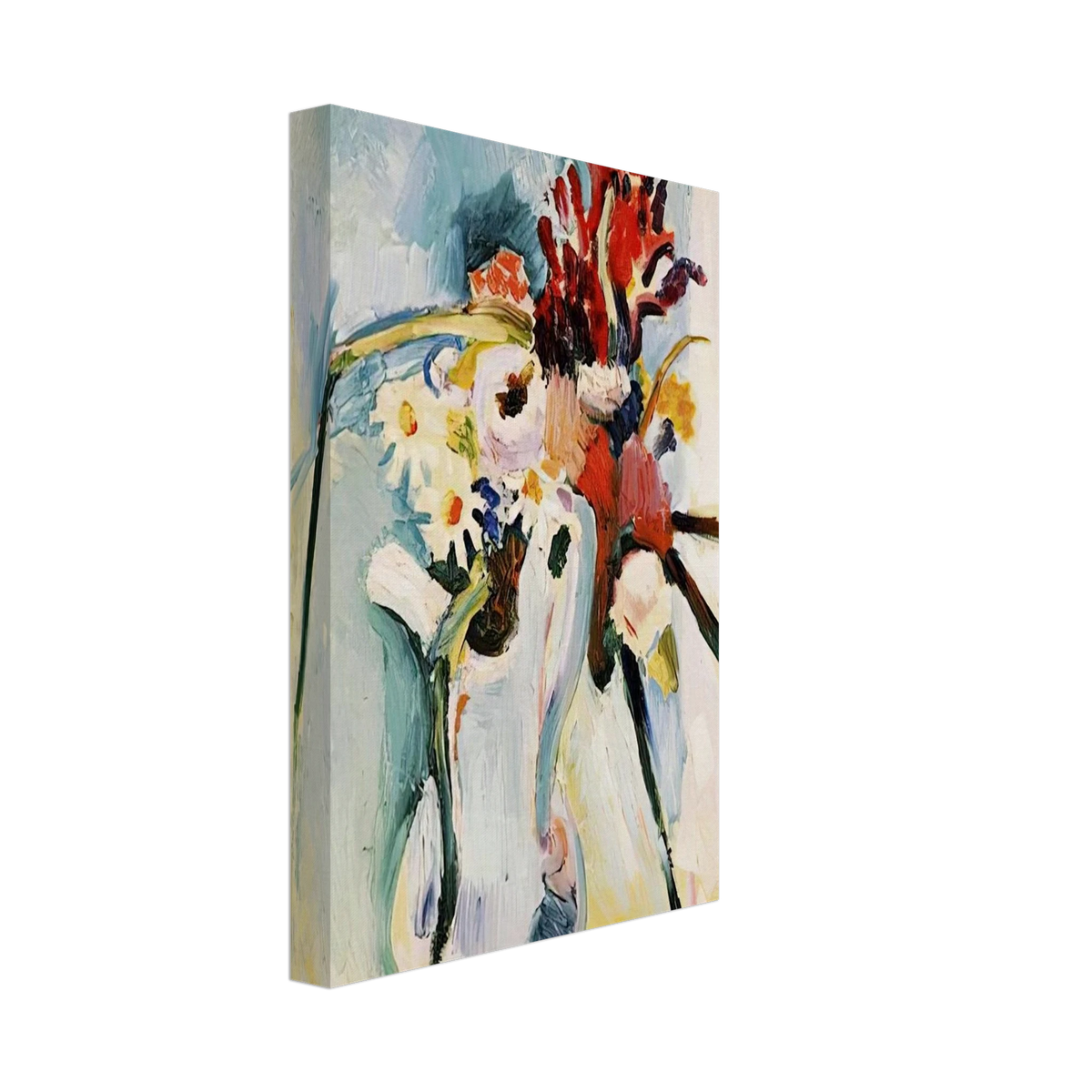 FLOWERS IN A PITCHER 1908 Canvas | Henri Matisse Canvas | Henri Matisse Print