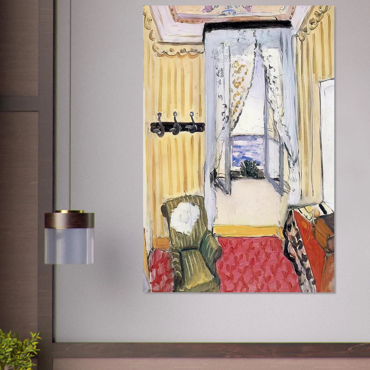MY ROOM AT THE BEAU RIVAGE 1918 Poster | Henri Matisse Poster | Henri Matisse Print