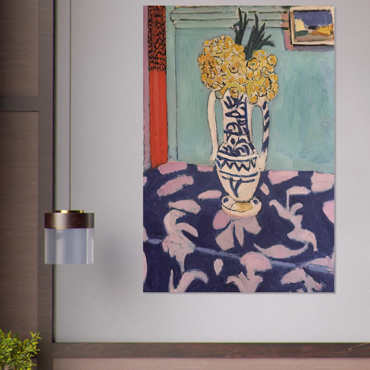 LES COUCOUS TAPIS BLEU ET ROSE 1911 Poster | Henri Matisse Poster | Henri Matisse Print