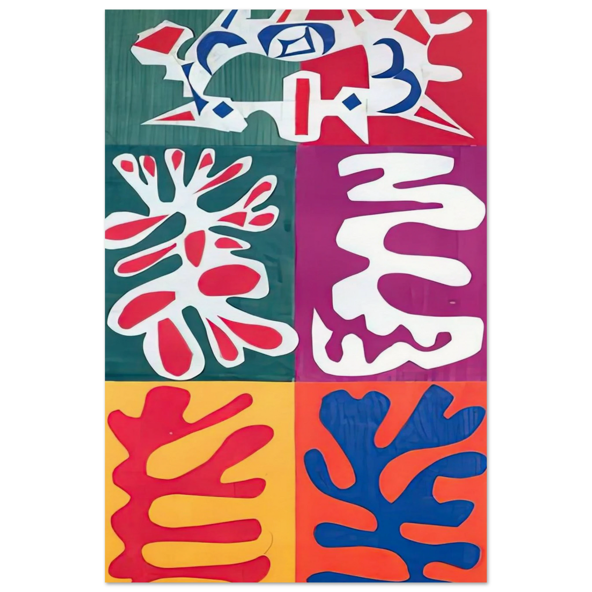 PANEL WITH MASK 1947 Poster | Henri Matisse Poster | Henri Matisse Print