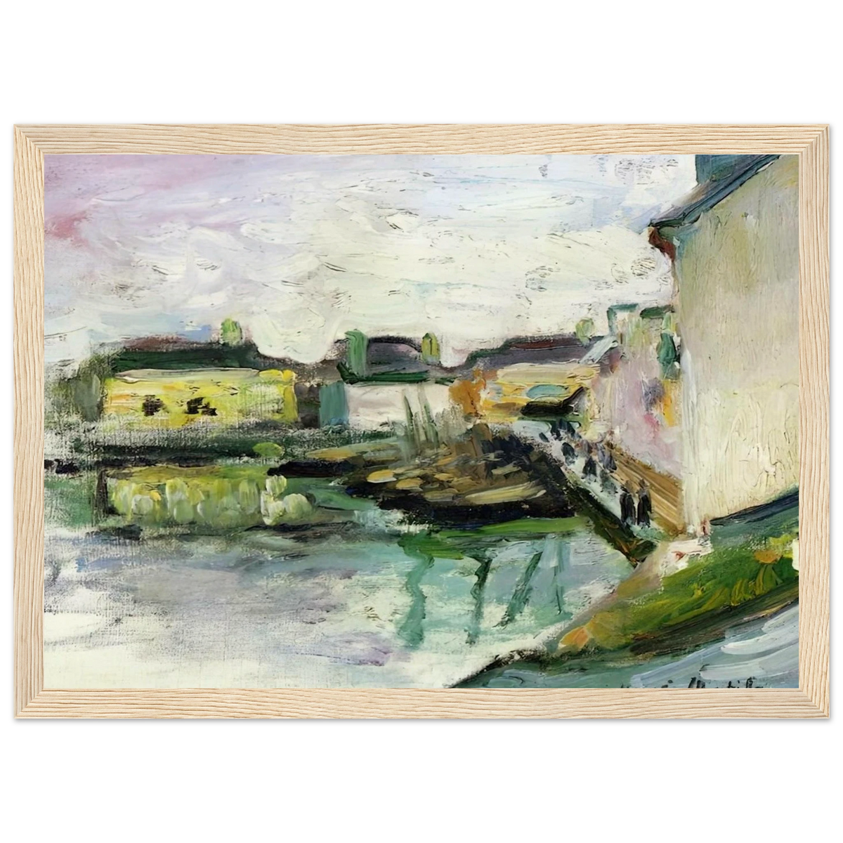 THE PORT OF PALAIS BELLE ILE 1896 Framed Poster | Henri Matisse Framed Prints Wall Art | Henri Matisse Print