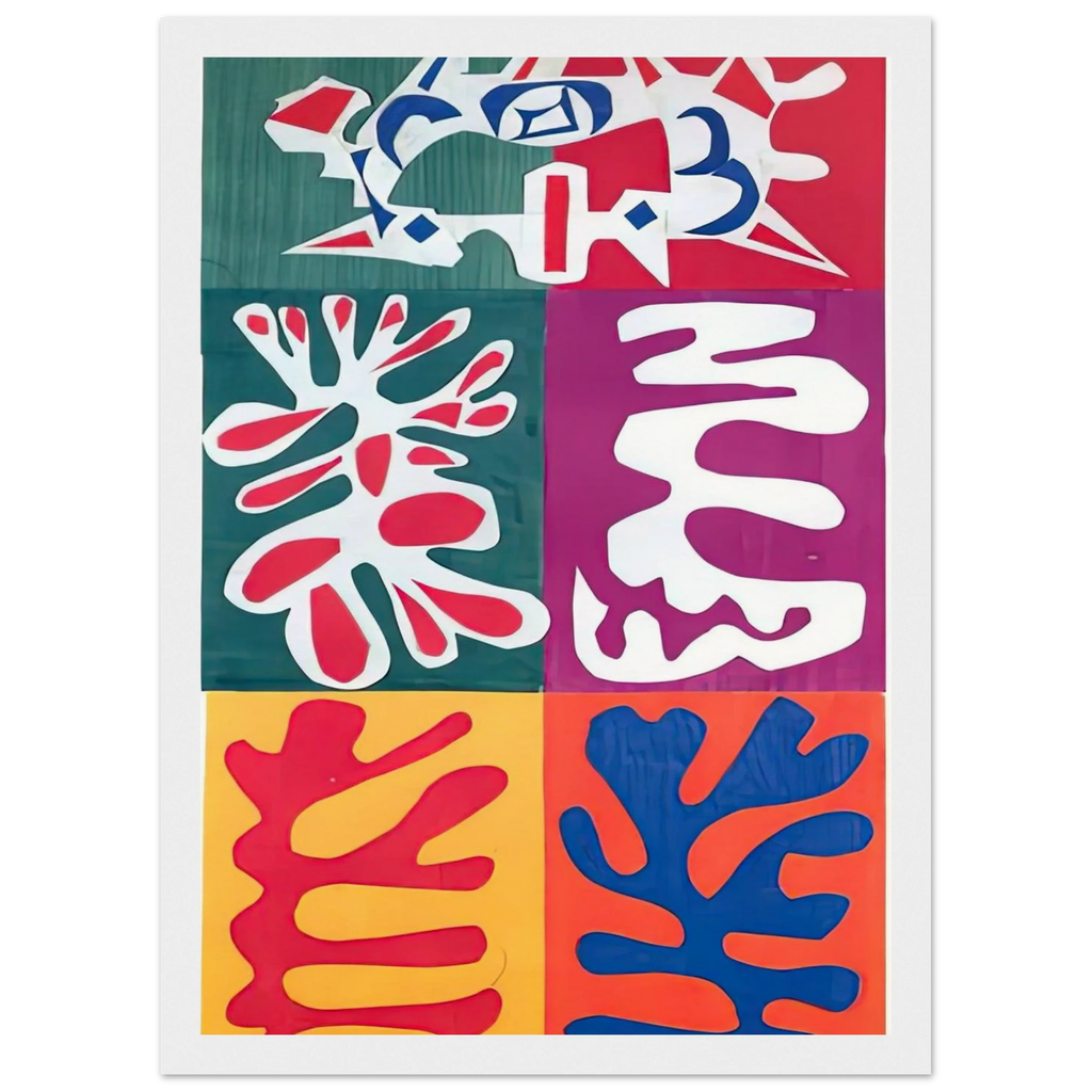 PANEL WITH MASK 1947 Framed Poster | Henri Matisse Framed Prints Wall Art | Henri Matisse Print