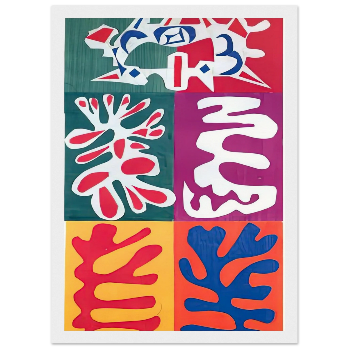 PANEL WITH MASK 1947 Framed Poster | Henri Matisse Framed Prints Wall Art | Henri Matisse Print