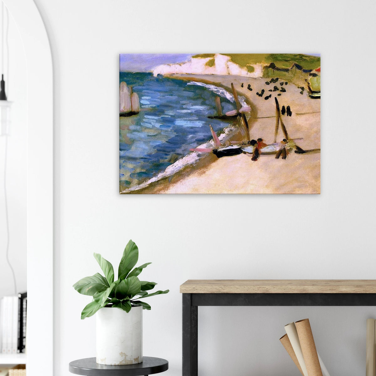 AHT AMONT CLIFFS AT ETRETAT 1921 Canvas | Henri Matisse Canvas | Henri Matisse Print