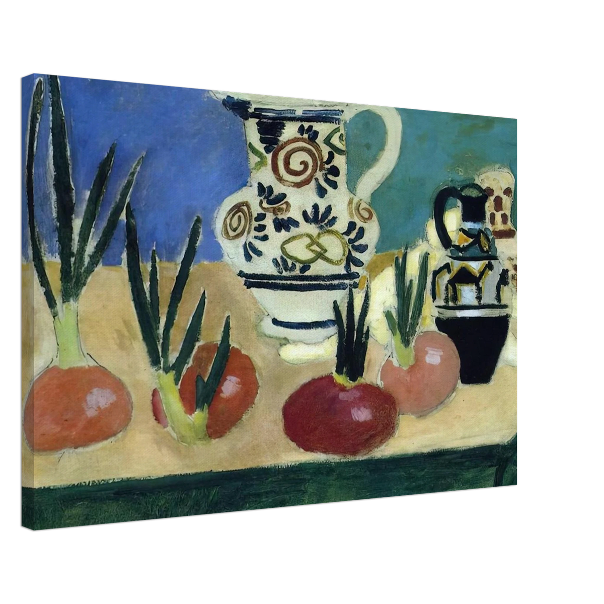 THE RED ONIONS 1906 Canvas | Henri Matisse Canvas | Henri Matisse Print
