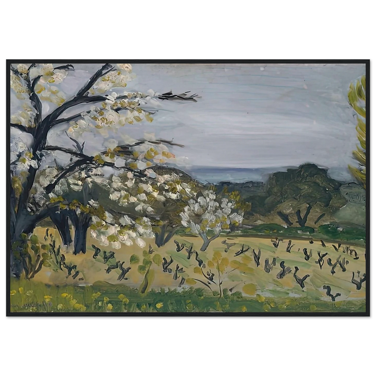 LANDSCAPE NICE 1919 Framed Poster | Henri Matisse Framed Prints Wall Art | Henri Matisse Print