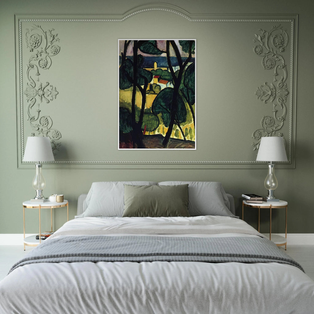 VIEW OF COLLIOURE Framed Poster | Henri Matisse Framed Prints Wall Art | Henri Matisse Print