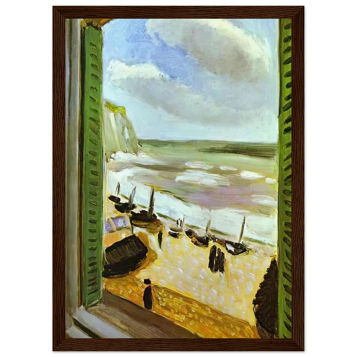 OPEN WINDOW AT COLLIOURE 1905 Framed Poster | Henri Matisse Framed Prints Wall Art | Henri Matisse Print