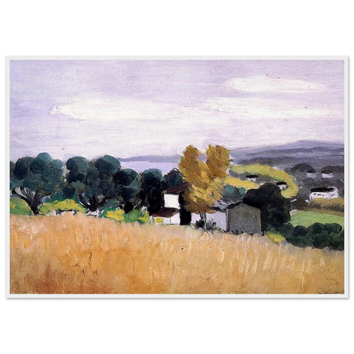AUTUMN IN CAGNES 1918 Framed Poster | Henri Matisse Framed Prints Wall Art | Henri Matisse Print