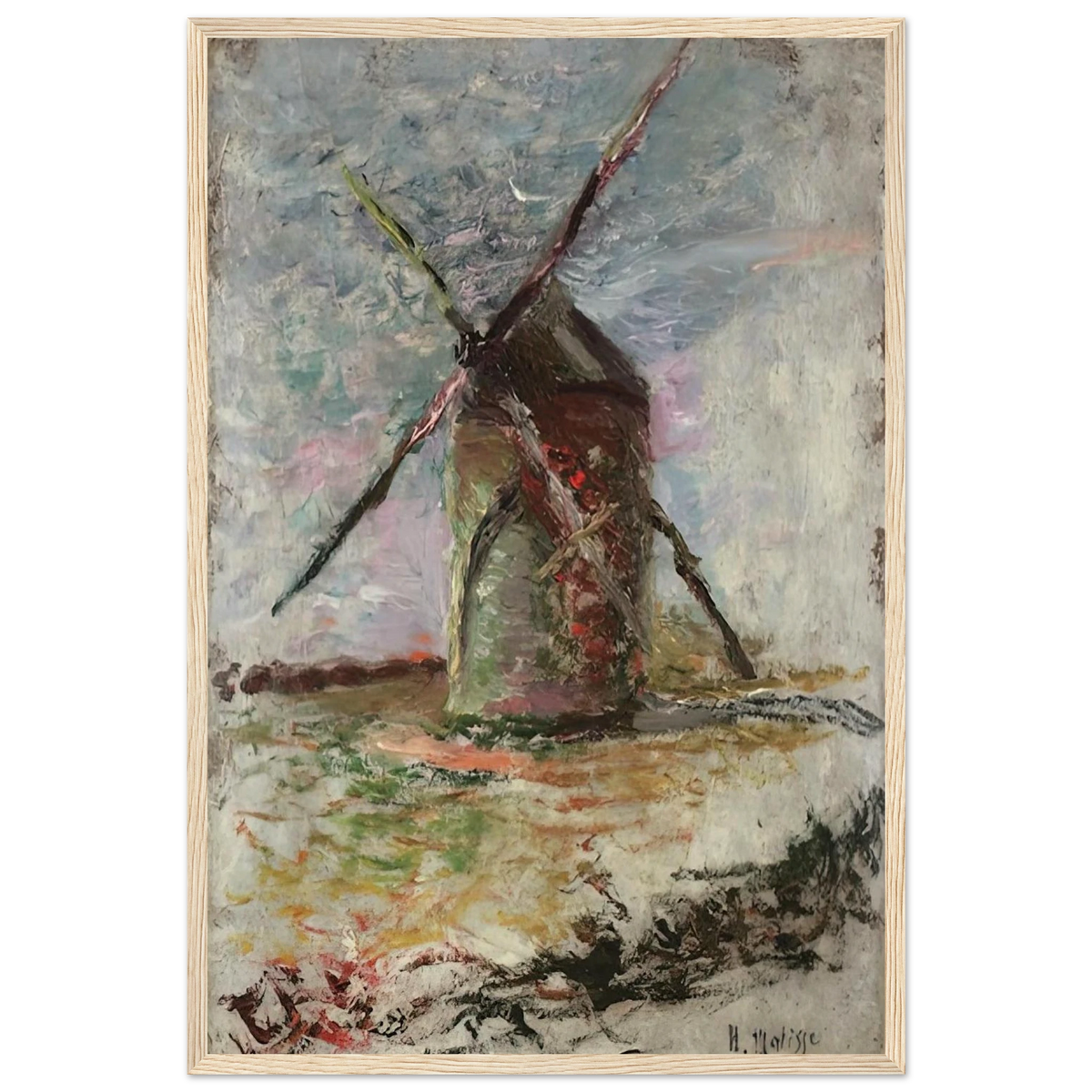 MOULIN 1897 Framed Poster | Henri Matisse Framed Prints Wall Art | Henri Matisse Print
