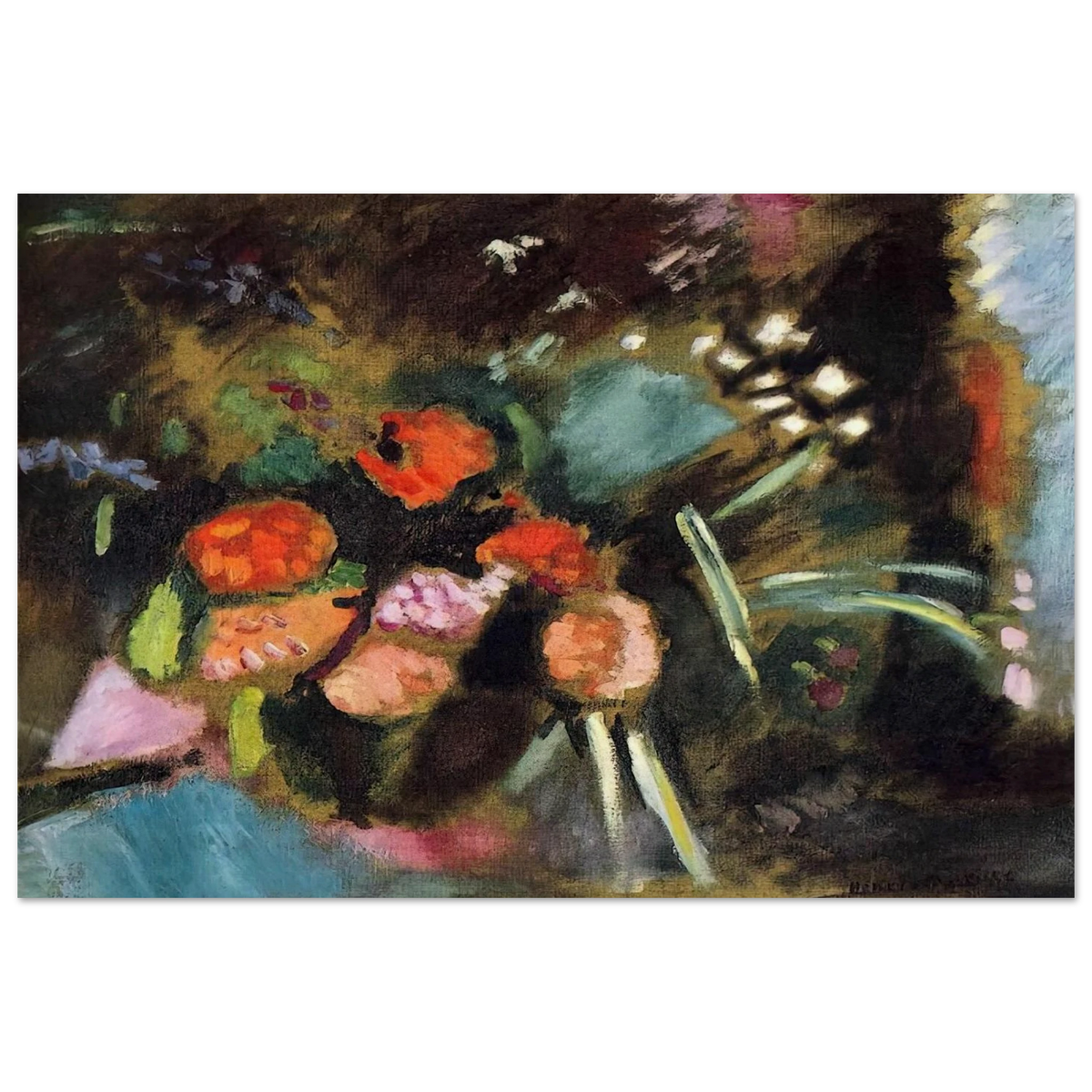FLOWERS 1906 Poster | Henri Matisse Poster | Henri Matisse Print