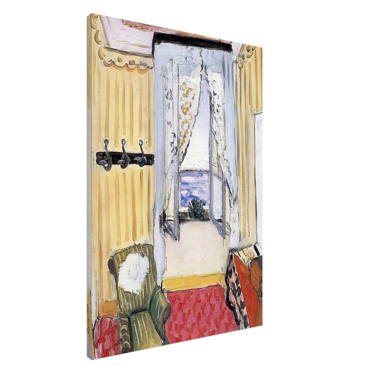 MY ROOM AT THE BEAU RIVAGE 1918 Canvas | Henri Matisse Canvas | Henri Matisse Print