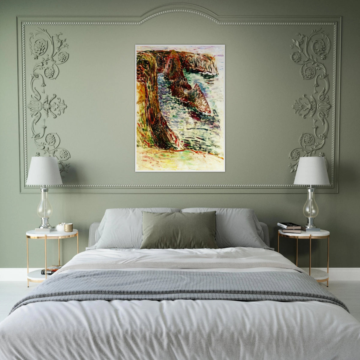BELLE ILE EN MER 1897 Framed Poster | Henri Matisse Framed Prints Wall Art | Henri Matisse Print