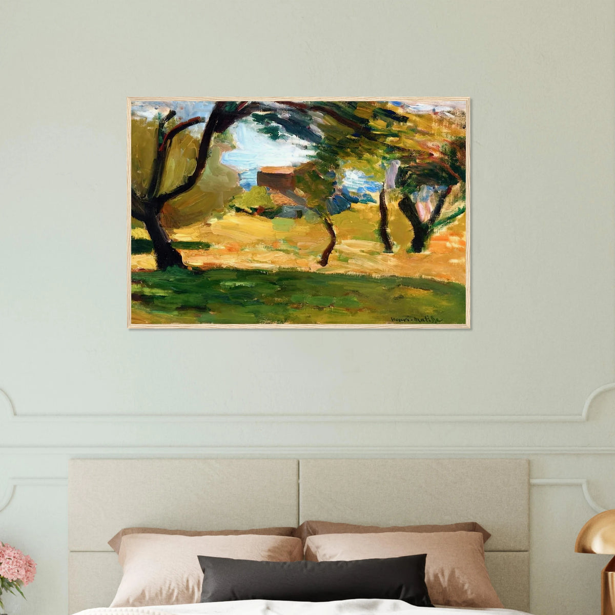 CORSICAN LANDSCAPE 1898 1 Framed Poster | Henri Matisse Framed Prints Wall Art | Henri Matisse Print