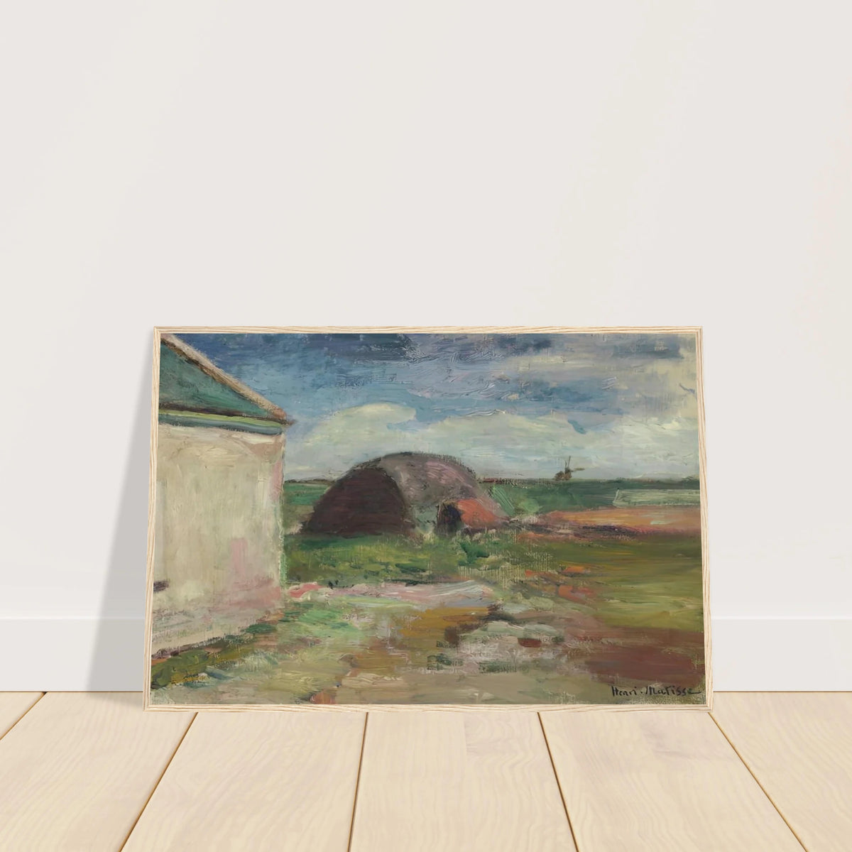 PAYSAGE DE BRETAGNE 1896 Framed Poster | Henri Matisse Framed Prints Wall Art | Henri Matisse Print