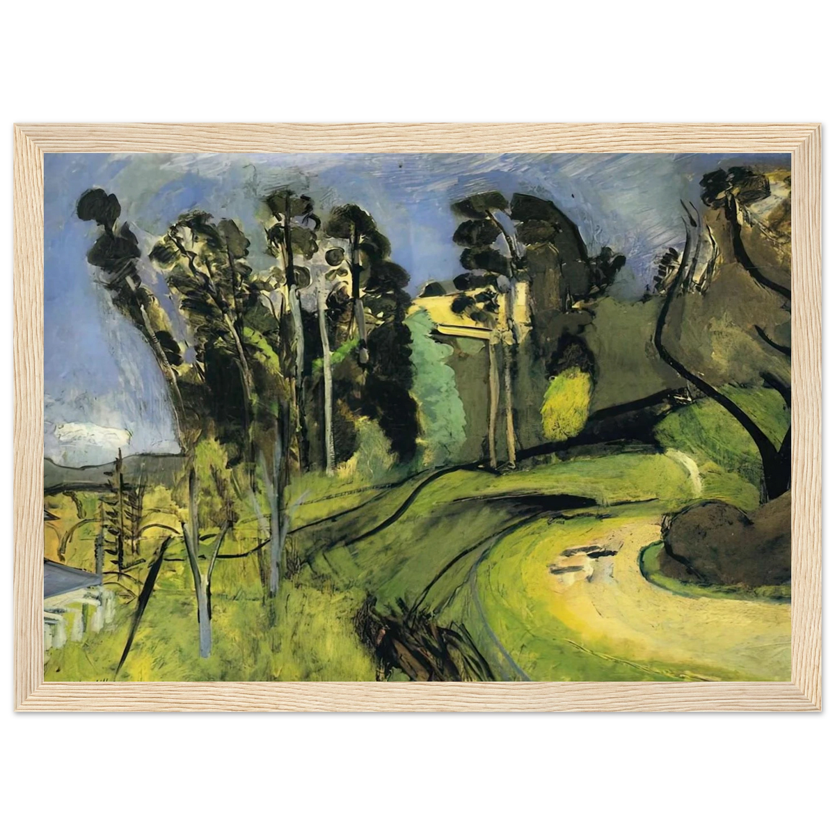MONTALBAN LANDSCAPE 1918 Framed Poster | Henri Matisse Framed Prints Wall Art | Henri Matisse Print
