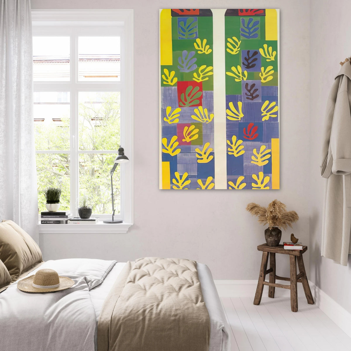 STAINED GLASS WINDOW WINDOW OF THE ABSIDE OF THE ROSARY CHAPEL 1949 Poster | Henri Matisse Poster | Henri Matisse Print