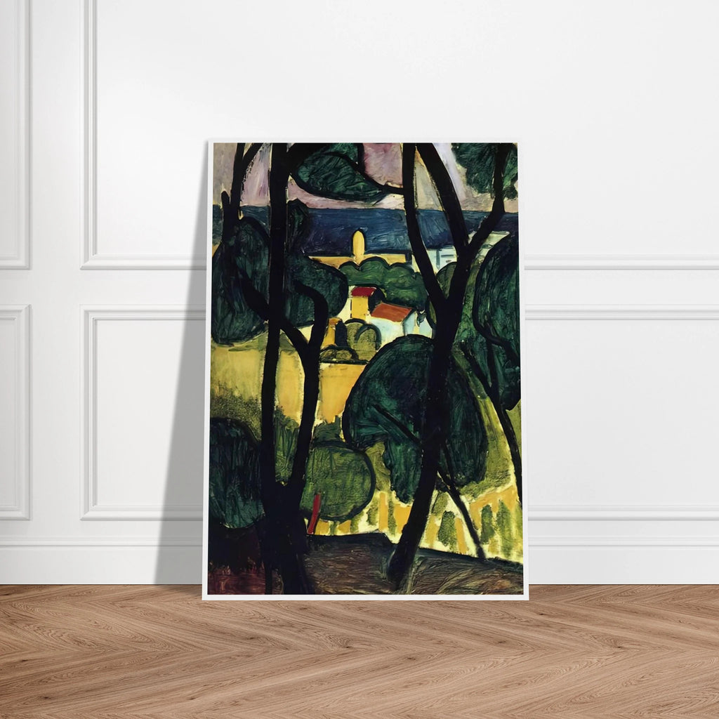 VIEW OF COLLIOURE Framed Poster | Henri Matisse Framed Prints Wall Art | Henri Matisse Print