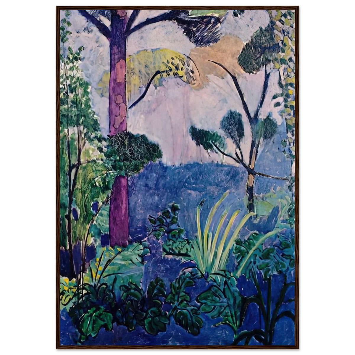 MOROCCAN LANDSCAPE Framed Poster | Henri Matisse Framed Prints Wall Art | Henri Matisse Print