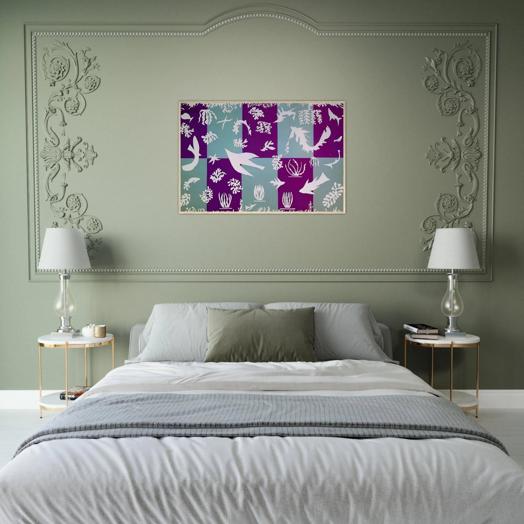 POLYNESIA LA MER 1946 Framed Poster | Henri Matisse Framed Prints Wall Art | Henri Matisse Print