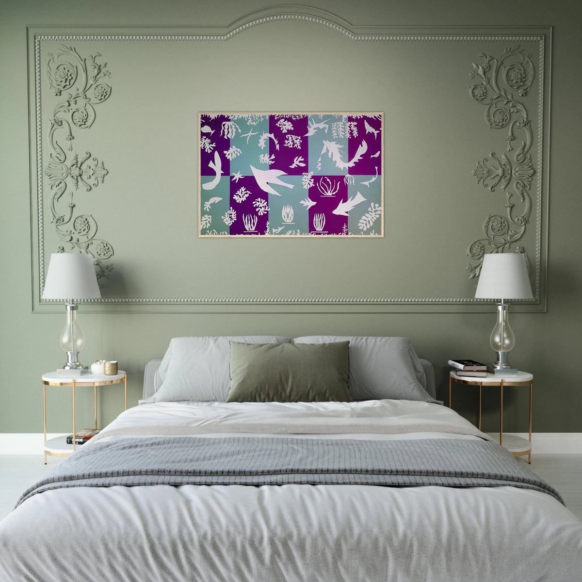 POLYNESIA LA MER 1946 Framed Poster | Henri Matisse Framed Prints Wall Art | Henri Matisse Print