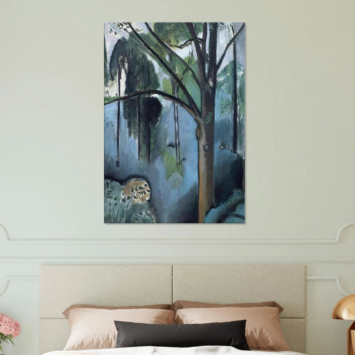 TRIVAUX POND 1917 Canvas | Henri Matisse Canvas | Henri Matisse Print