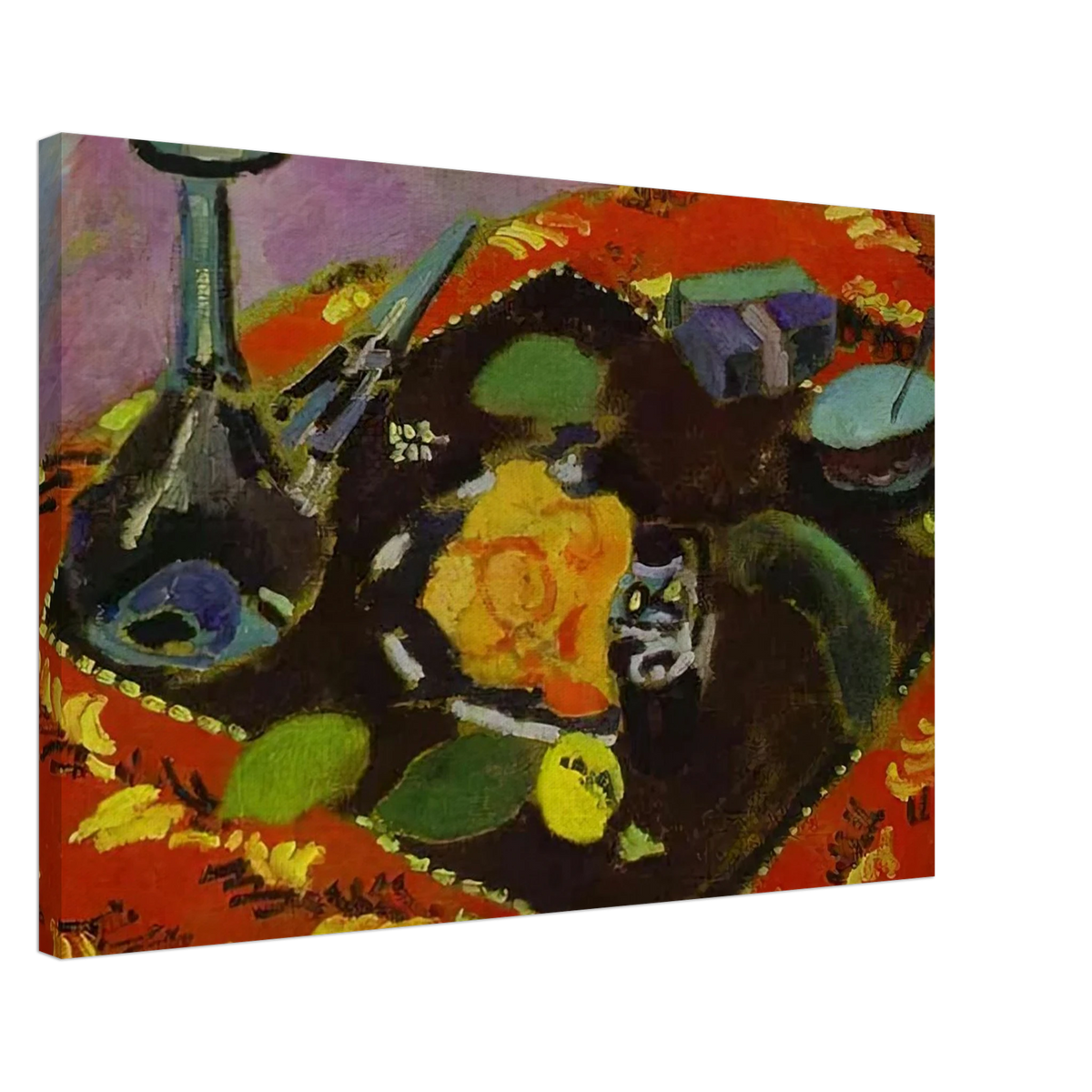DISHES AND FRUIT 1906 Canvas | Henri Matisse Canvas | Henri Matisse Print