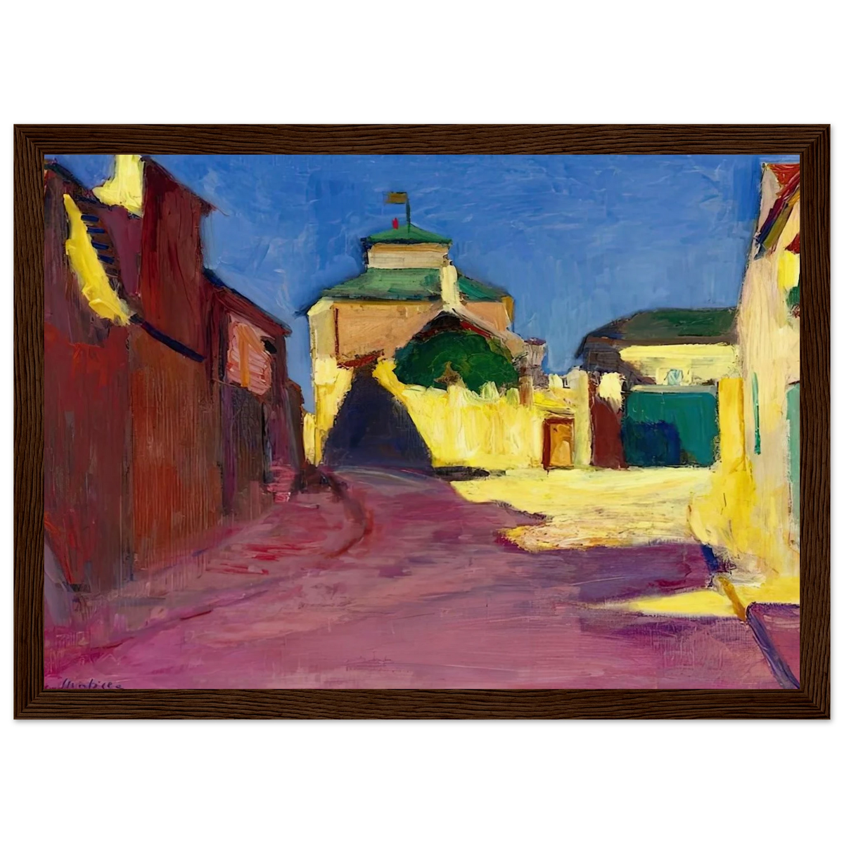 UNE RUE A ARCUEIL 1904 Framed Poster | Henri Matisse Framed Prints Wall Art | Henri Matisse Print