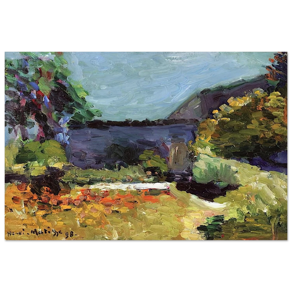 LANDSCAPE 1898 Poster | Henri Matisse Poster | Henri Matisse Print