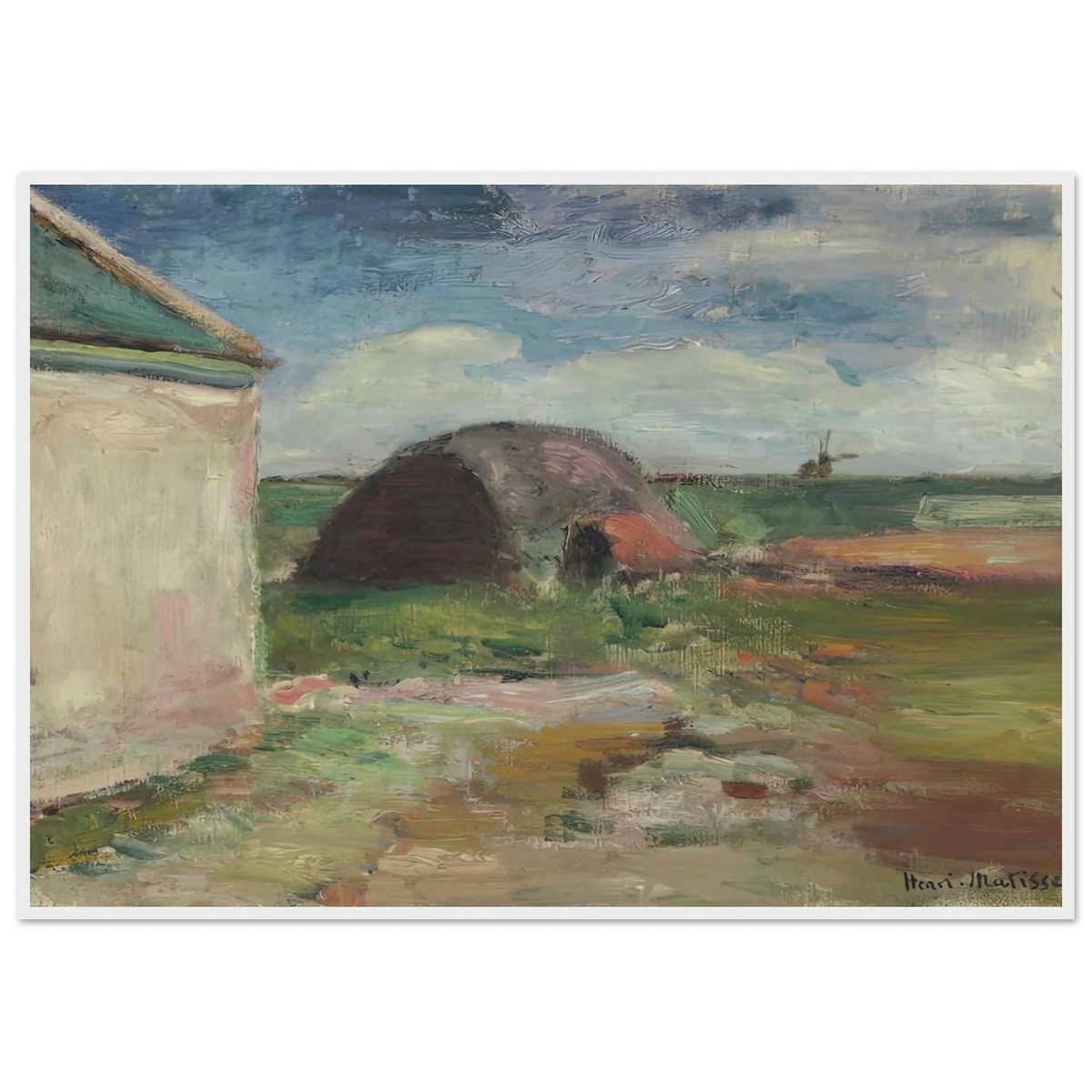 PAYSAGE DE BRETAGNE 1896 Framed Poster | Henri Matisse Framed Prints Wall Art | Henri Matisse Print
