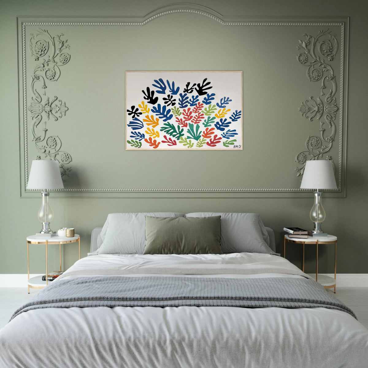 LA GERBE 1953 Framed Poster | Henri Matisse Framed Prints Wall Art | Henri Matisse Print