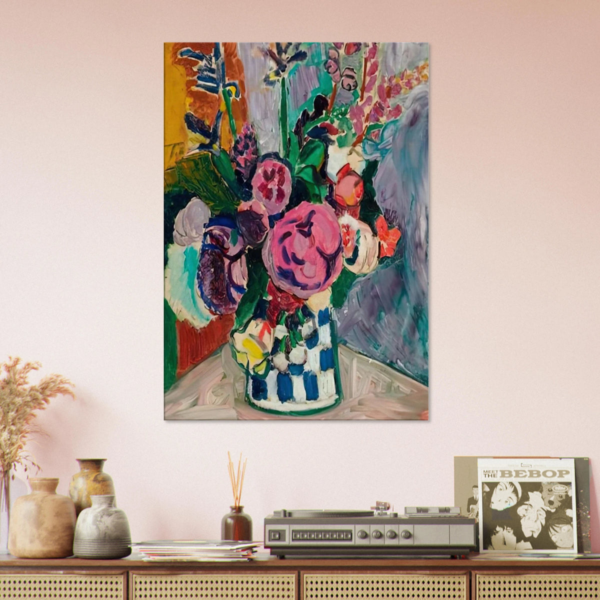 LES PIVOINES 1907 Canvas | Henri Matisse Canvas | Henri Matisse Print