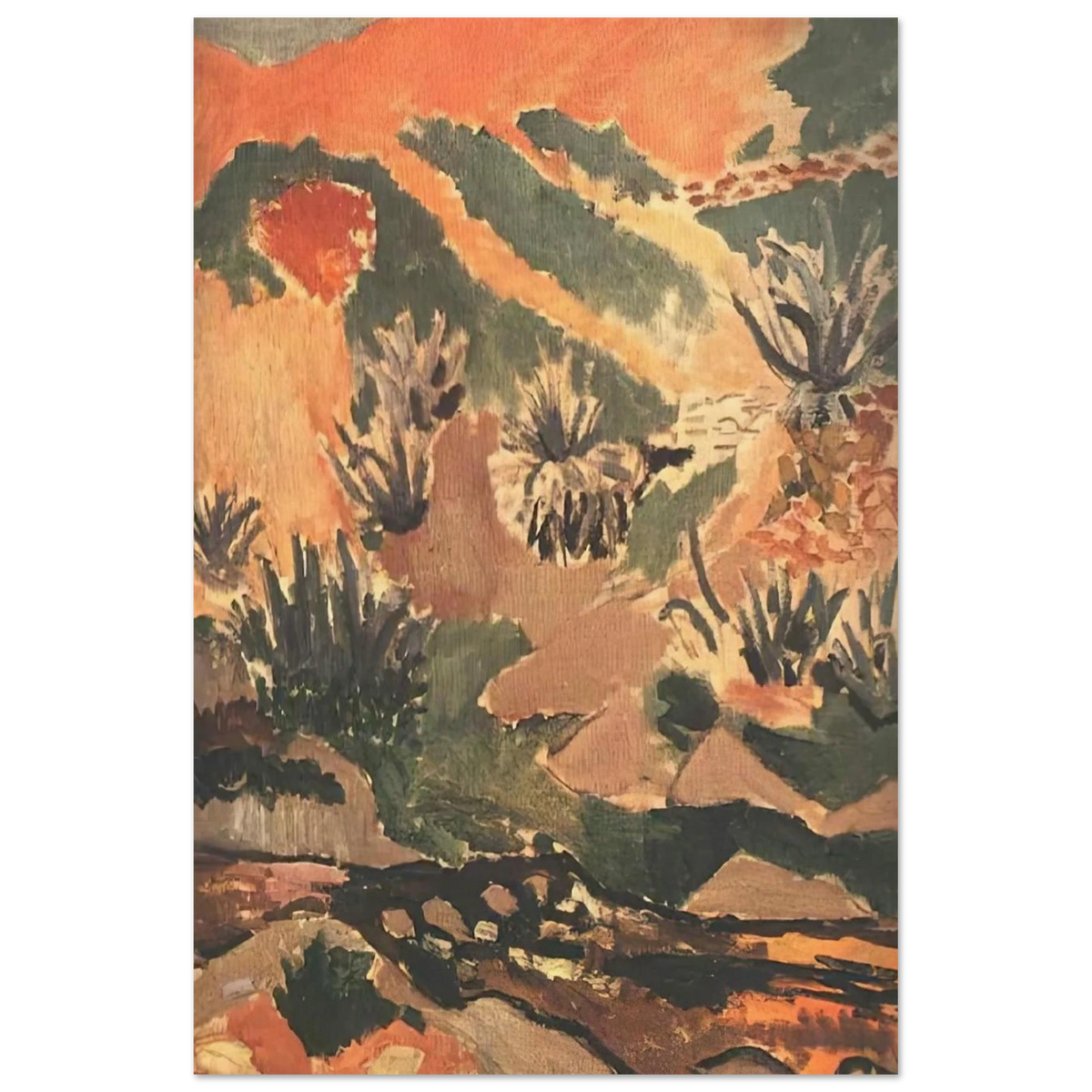 LANDSCAPE WITH BROOK BROOK WITH ALOES 1907 Poster | Henri Matisse Poster | Henri Matisse Print