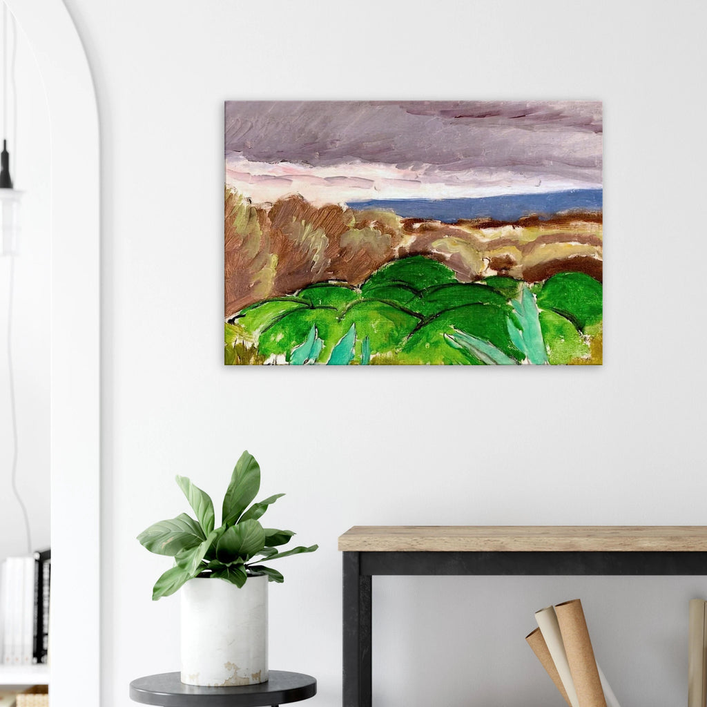 CAGNES LANDSCAPE IN STORMY WEATHER 1917 Canvas | Henri Matisse Canvas | Henri Matisse Print