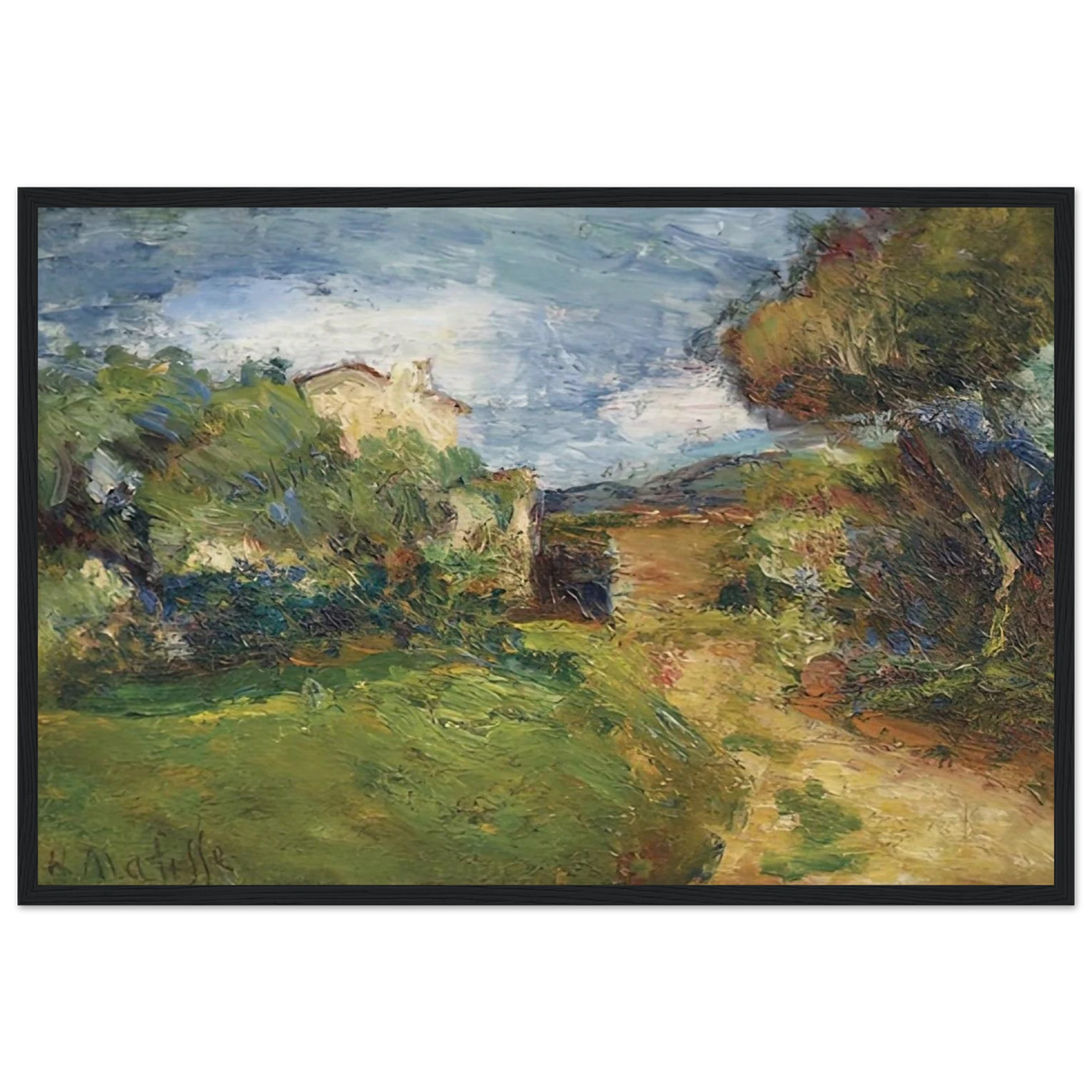 PETIT PAYSAGE CORSE 1898 Framed Poster | Henri Matisse Framed Prints Wall Art | Henri Matisse Print